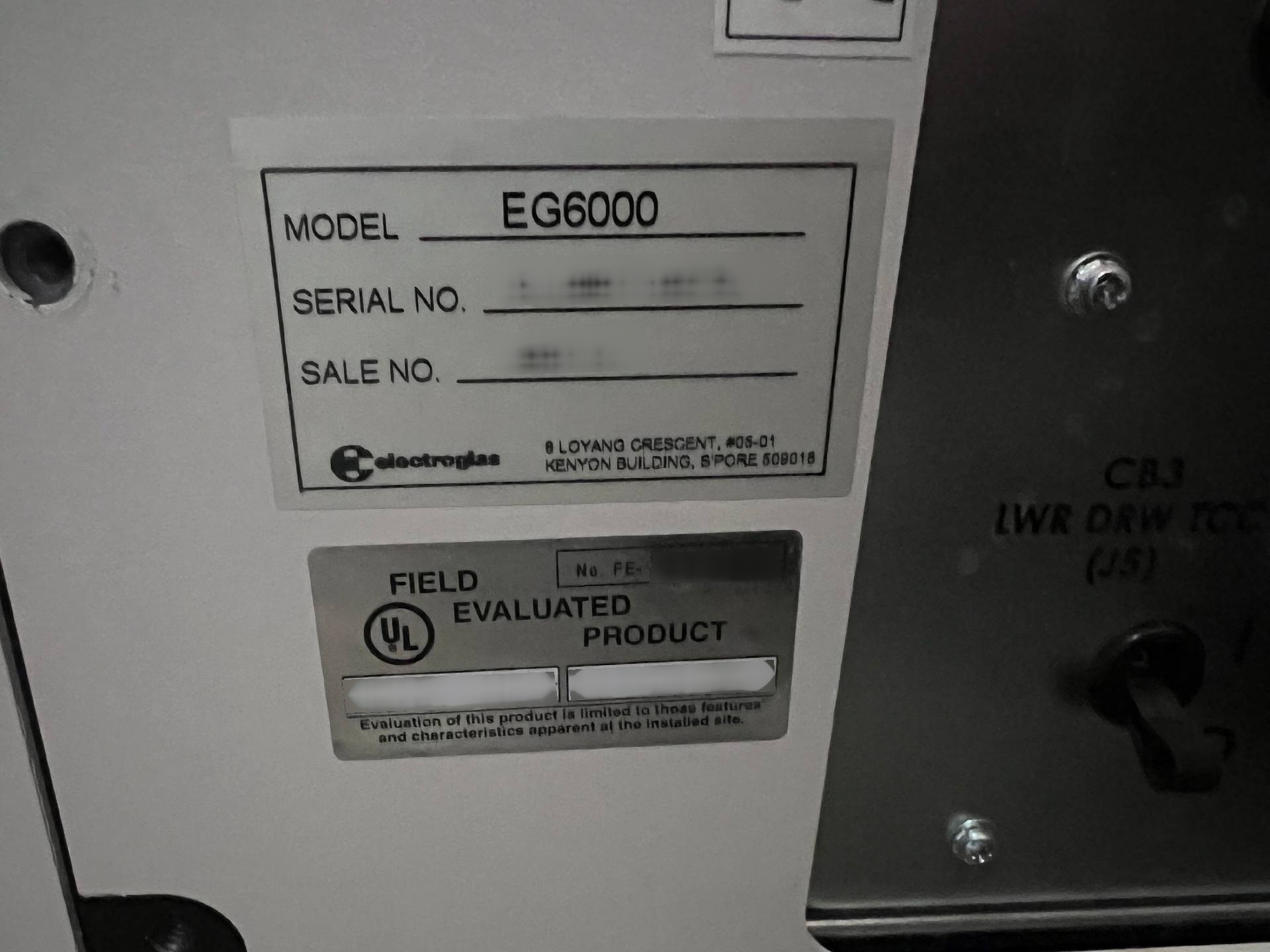 사진 사용됨 ELECTROGLAS / EG 6000 판매용