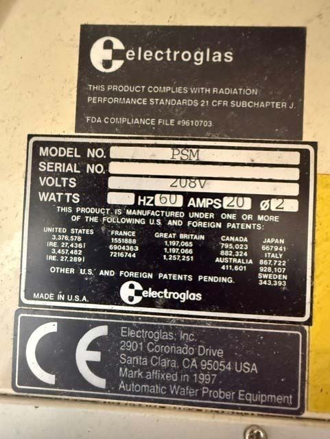 Photo Used ELECTROGLAS / EG 4080 For Sale