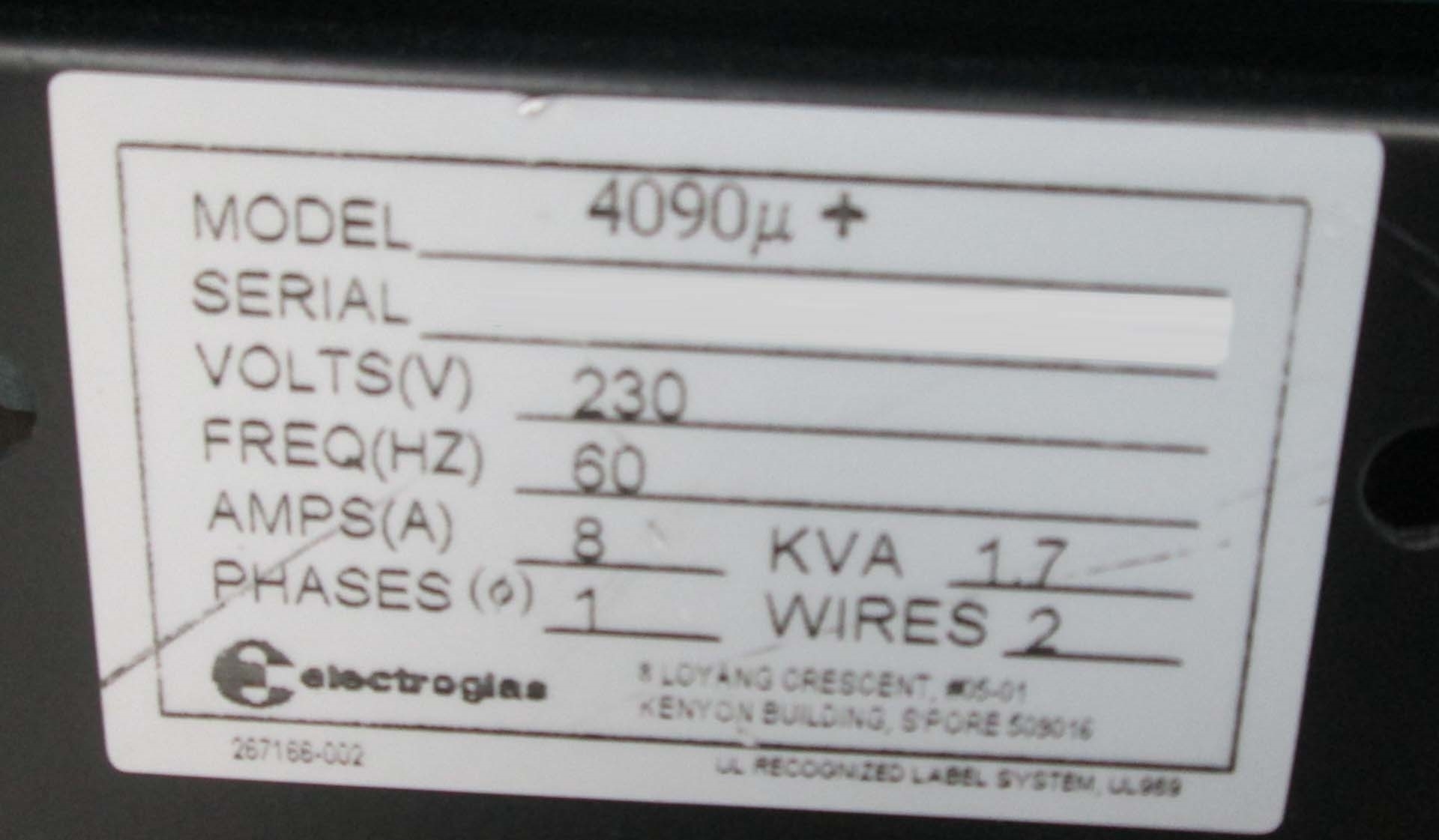 Foto Verwendet ELECTROGLAS / EG 4090u+ Zum Verkauf