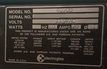 Foto Verwendet ELECTROGLAS / EG 4090u Zum Verkauf