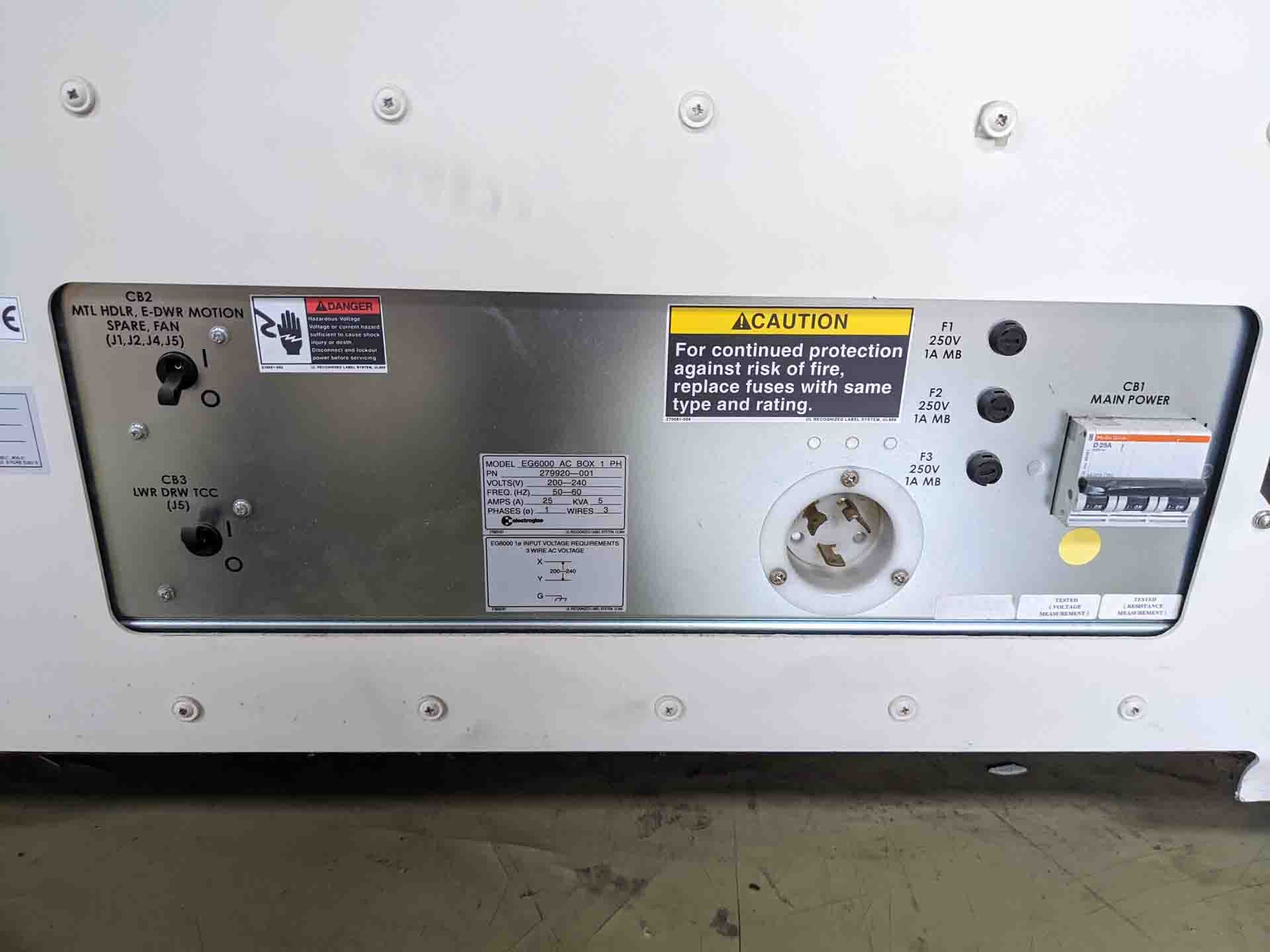사진 사용됨 ELECTROGLAS / EG 6000 판매용