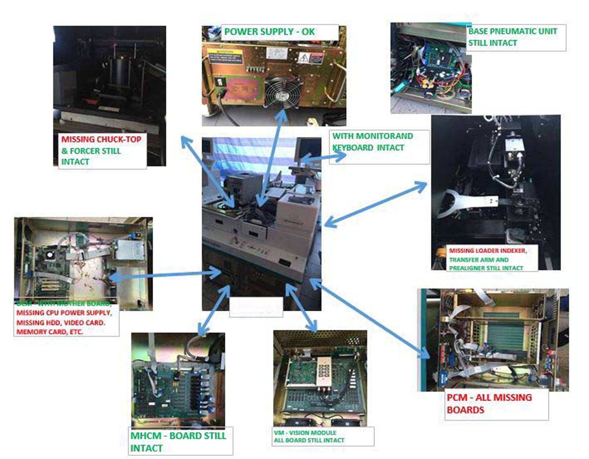 Photo Used ELECTROGLAS Lot of probers For Sale