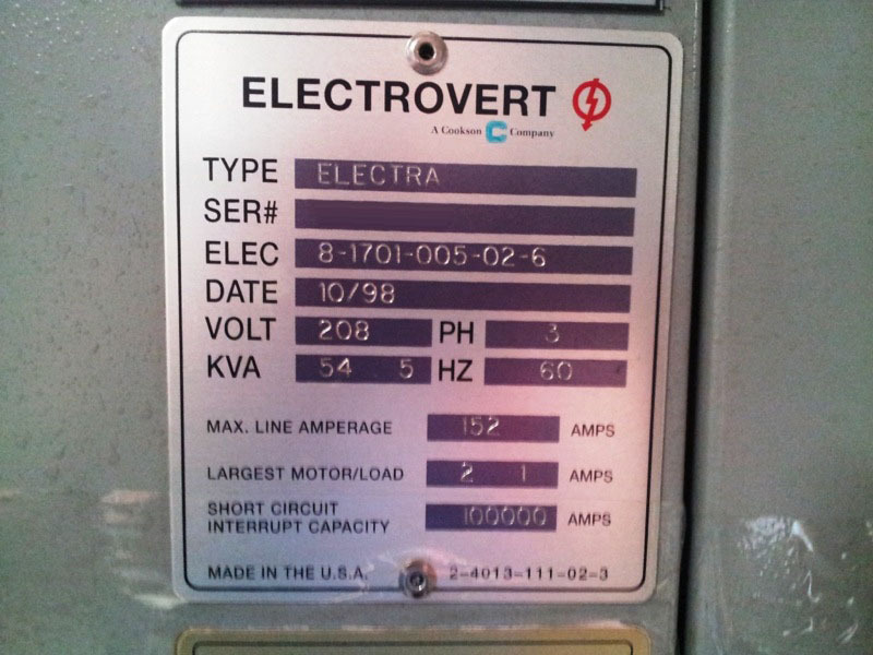 圖為 已使用的 ELECTROVERT Electra 待售