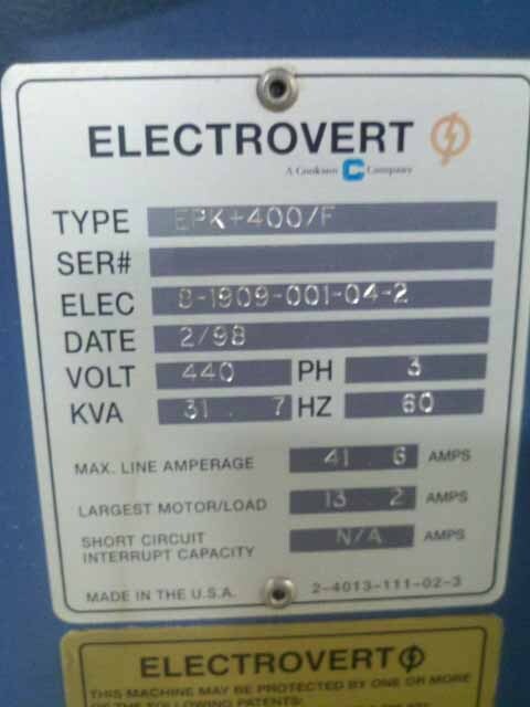 圖為 已使用的 ELECTROVERT EPK 400/F 待售