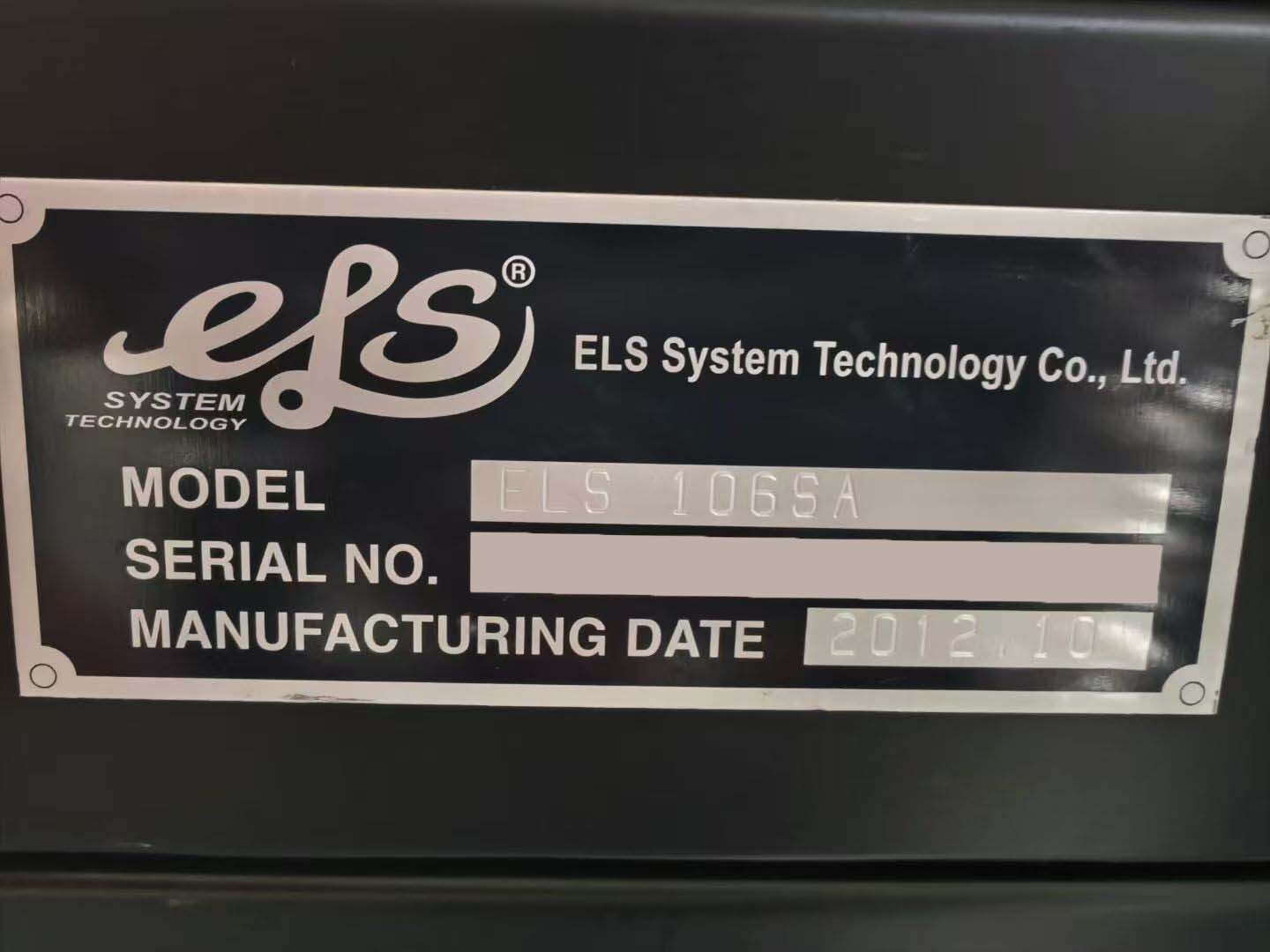 图为 已使用的 ELS TECHNOLOGY ELS 106SA 待售