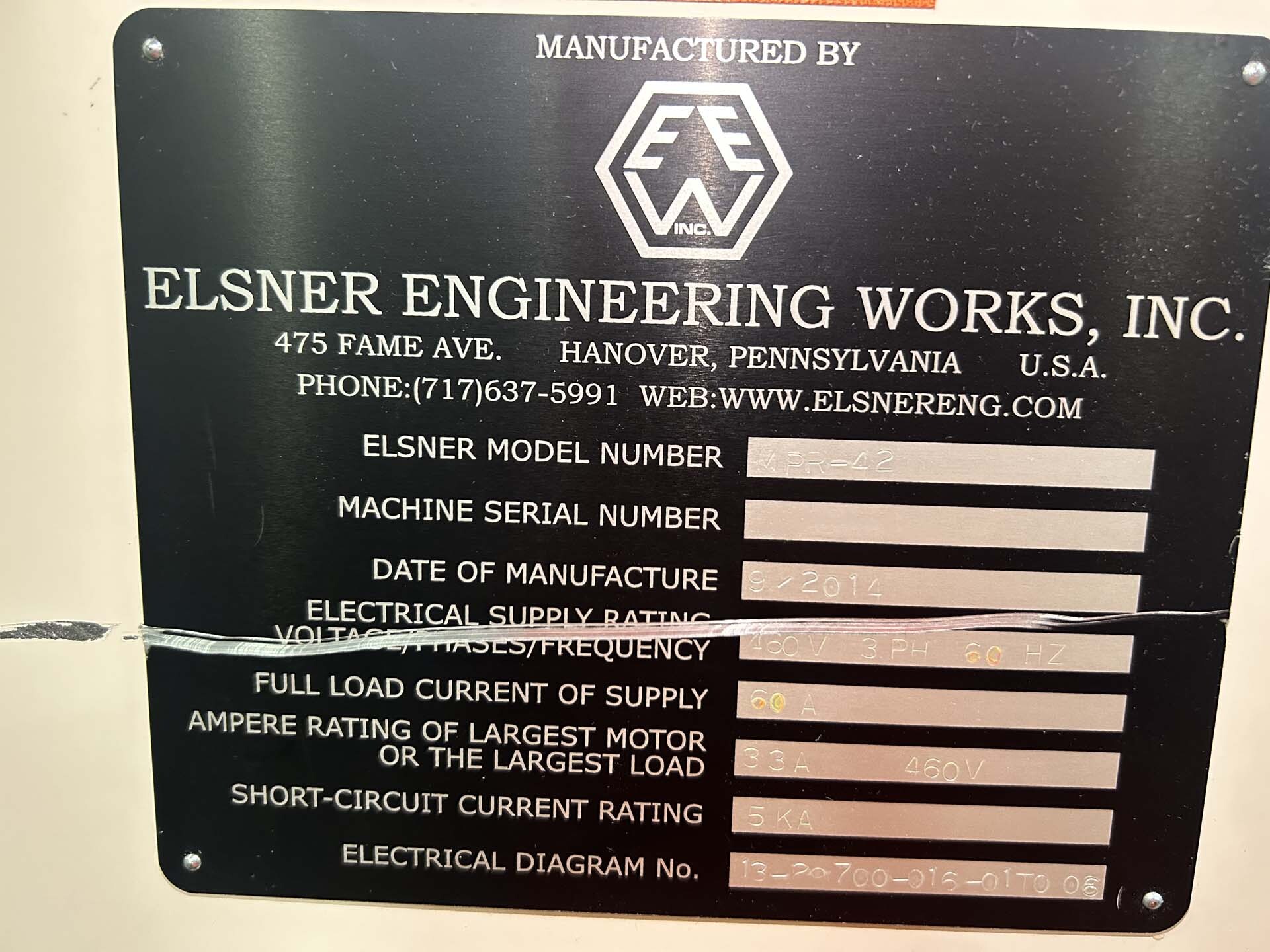 フォト（写真） 使用される ELSNER MPR 42 販売のために