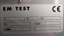 Photo Used EM TEST CNI503 For Sale