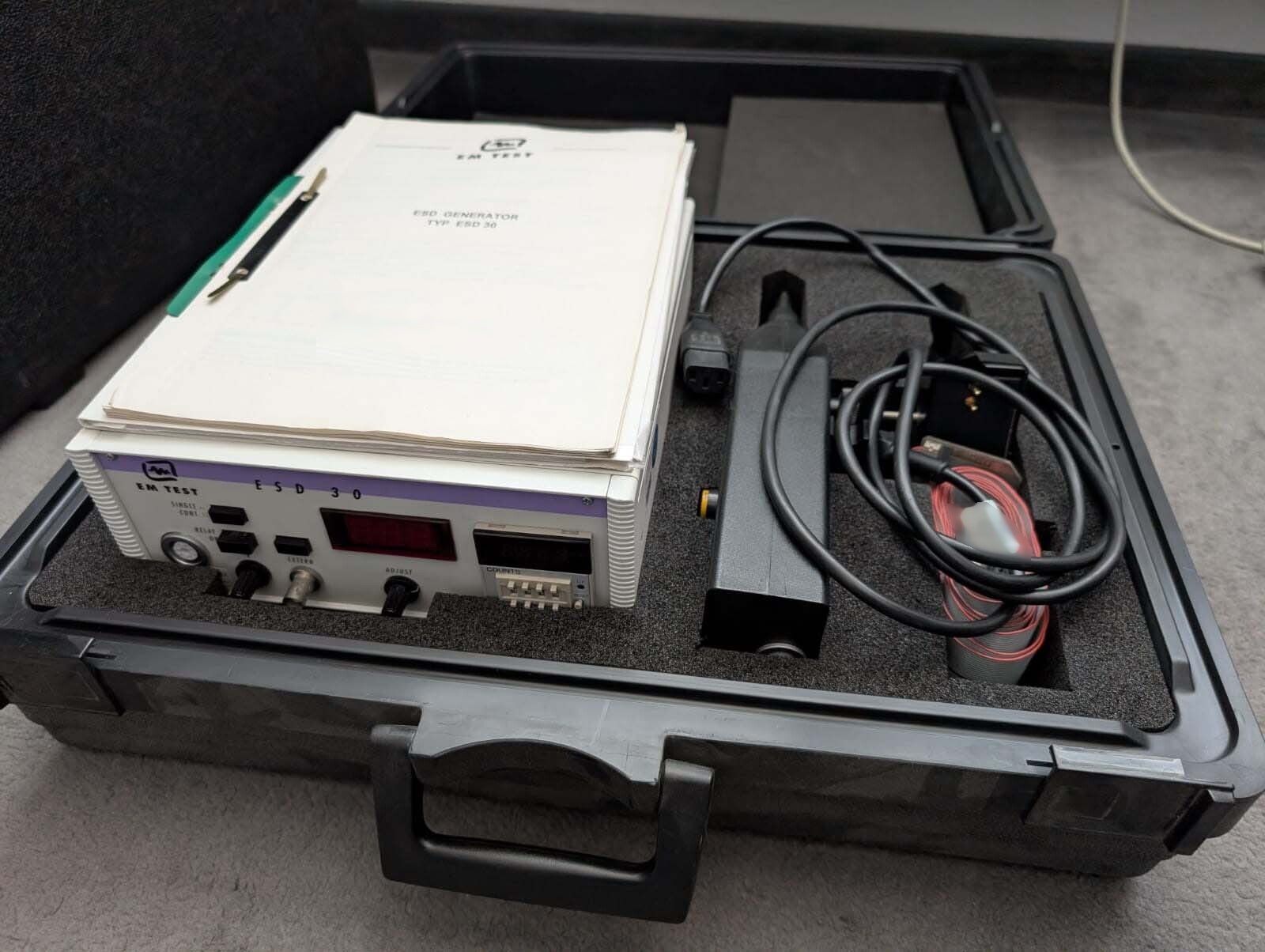 Photo Used EM TEST ESD 30 For Sale