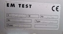 Photo Used EM TEST UCS 500 For Sale