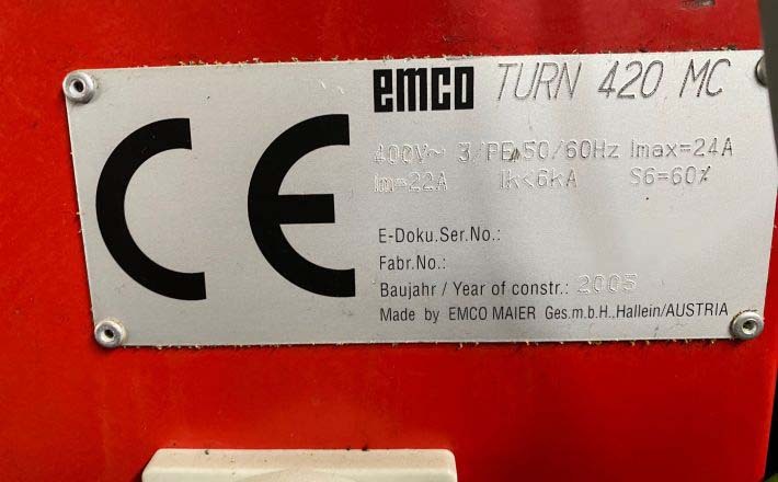 圖為 已使用的 EMCO TURN 420 MC 待售