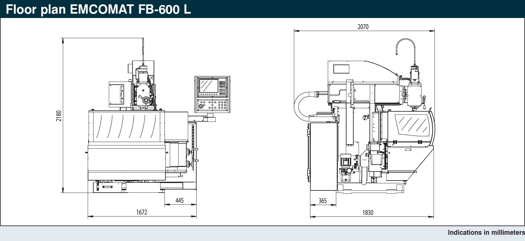 Photo Used EMCOMAT FB-600 L For Sale