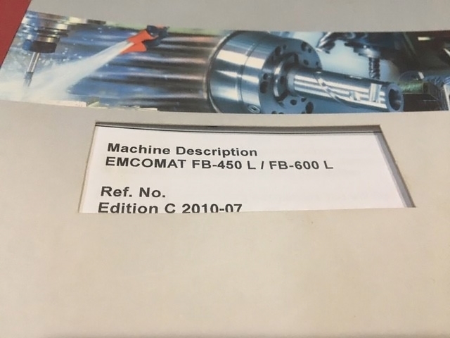 Photo Used EMCOMAT FB-600 L For Sale