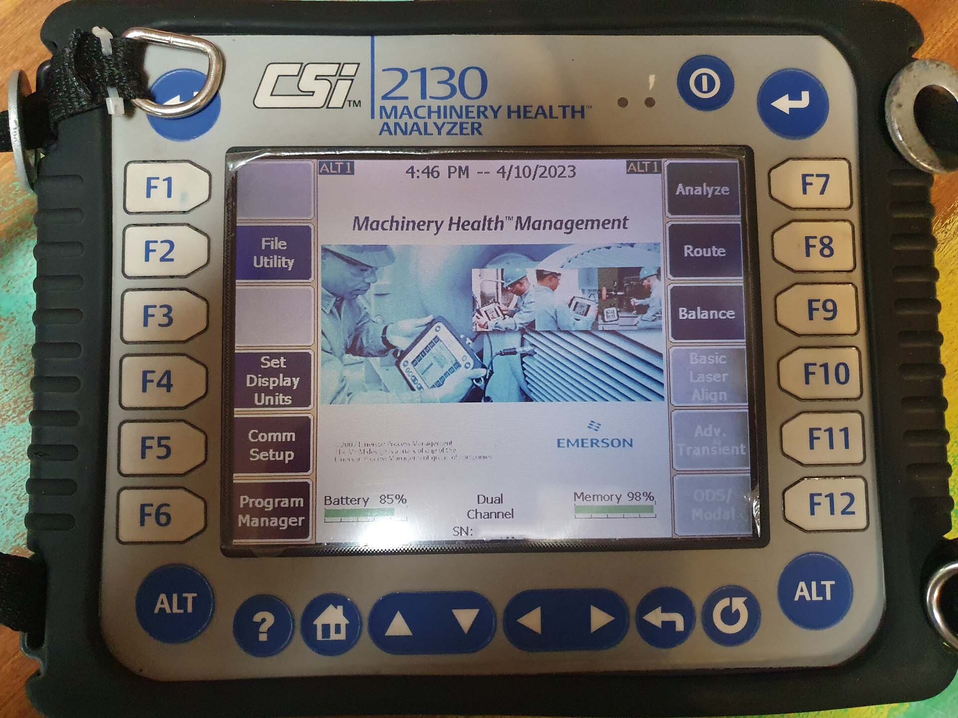 Foto Verwendet EMERSON CSI 2130 Zum Verkauf