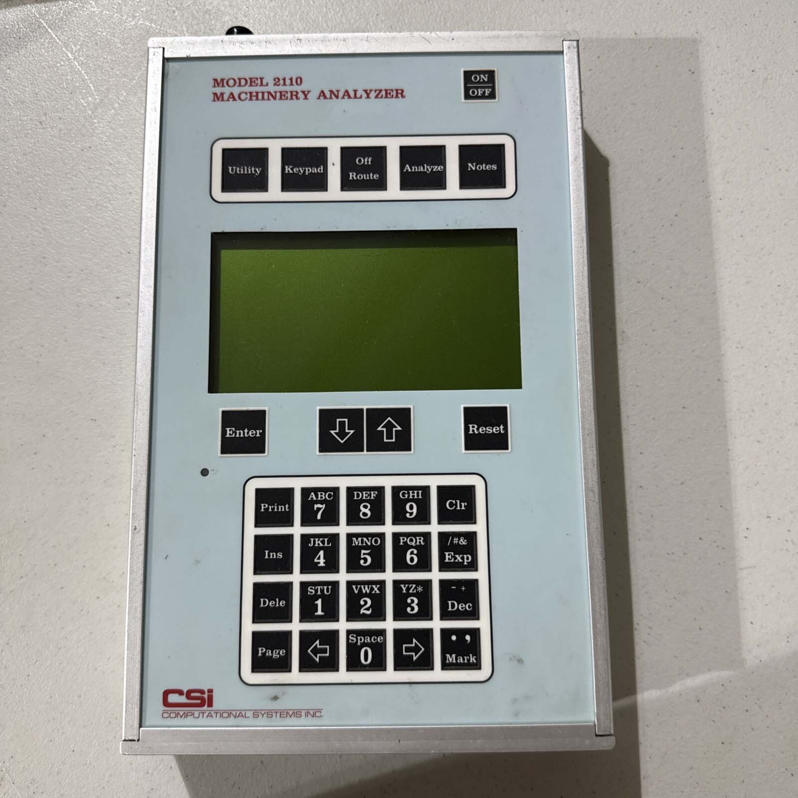 Foto Verwendet EMERSON / CSI 2110-DSP Zum Verkauf