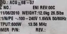 图为 已使用的 ENI ACG-6B-07 待售