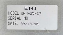 사진 사용됨 ENI Genesis GHW-25-27 판매용