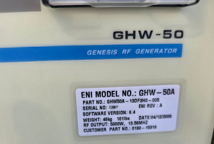 사진 사용됨 ENI Genesis GHW-50A 판매용