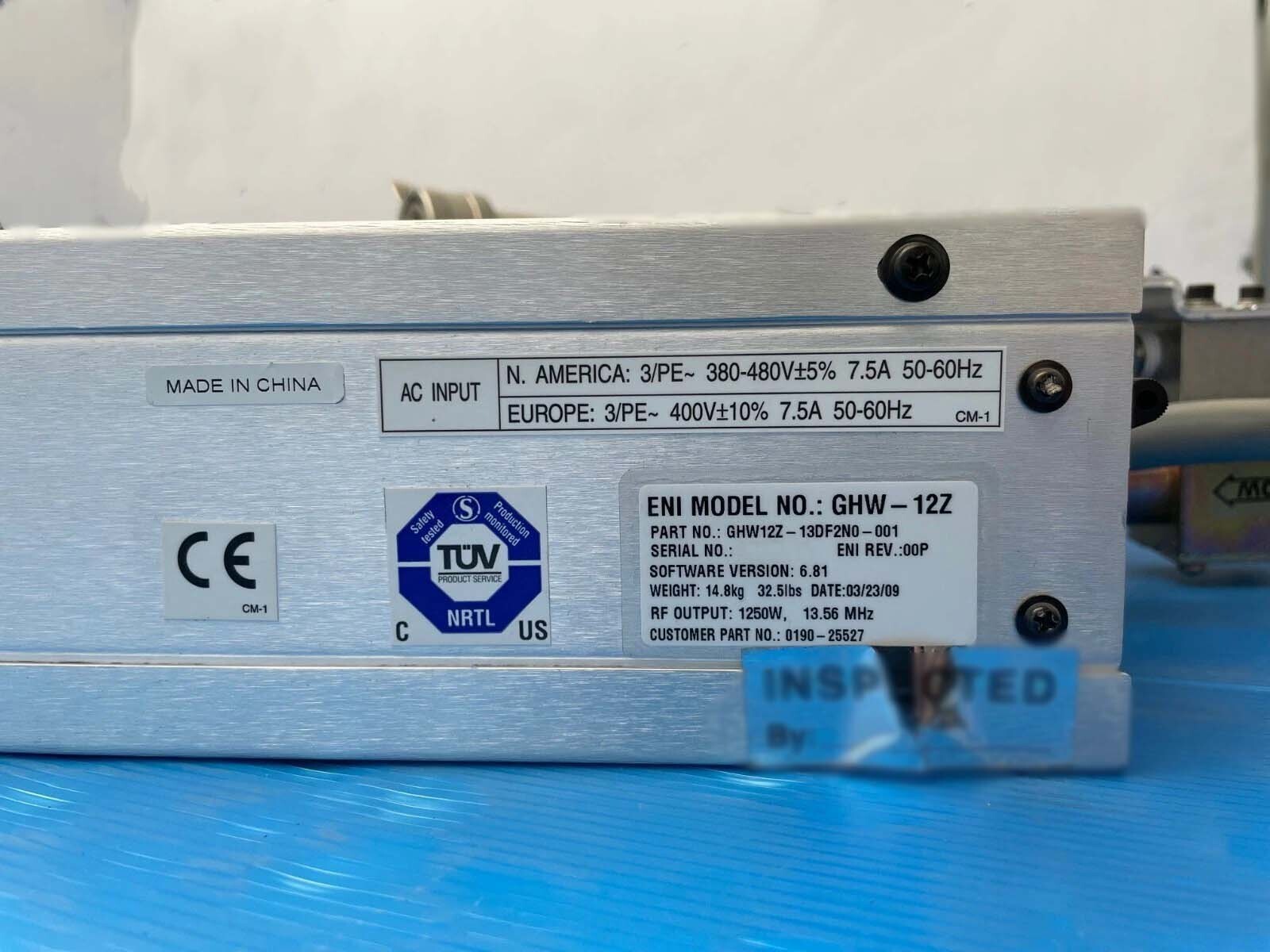 사진 사용됨 ENI GHW-12Z 판매용