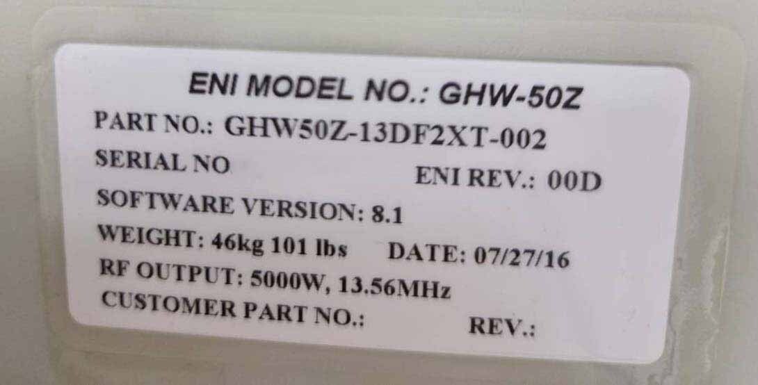 圖為 已使用的 ENI GHW-50 待售