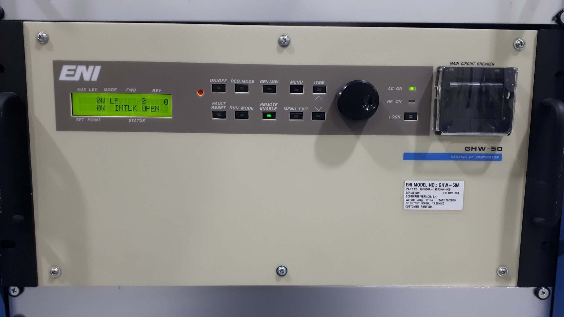 圖為 已使用的 ENI GHW-50A 待售