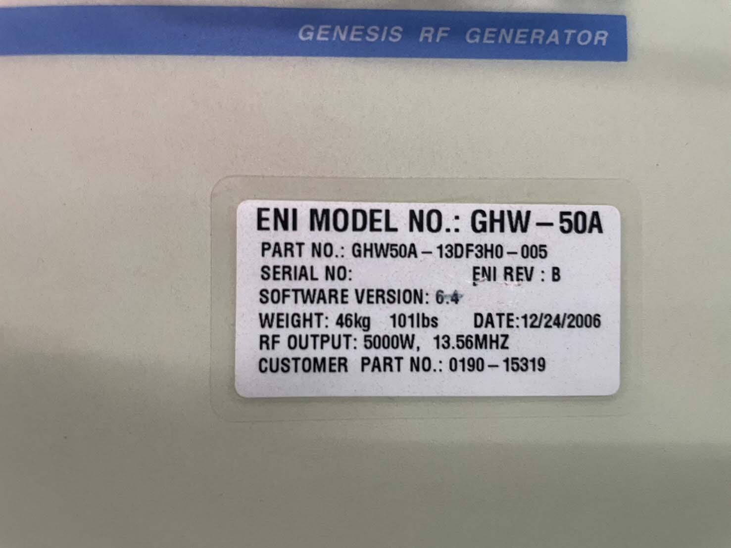 圖為 已使用的 ENI GHW-50A 待售