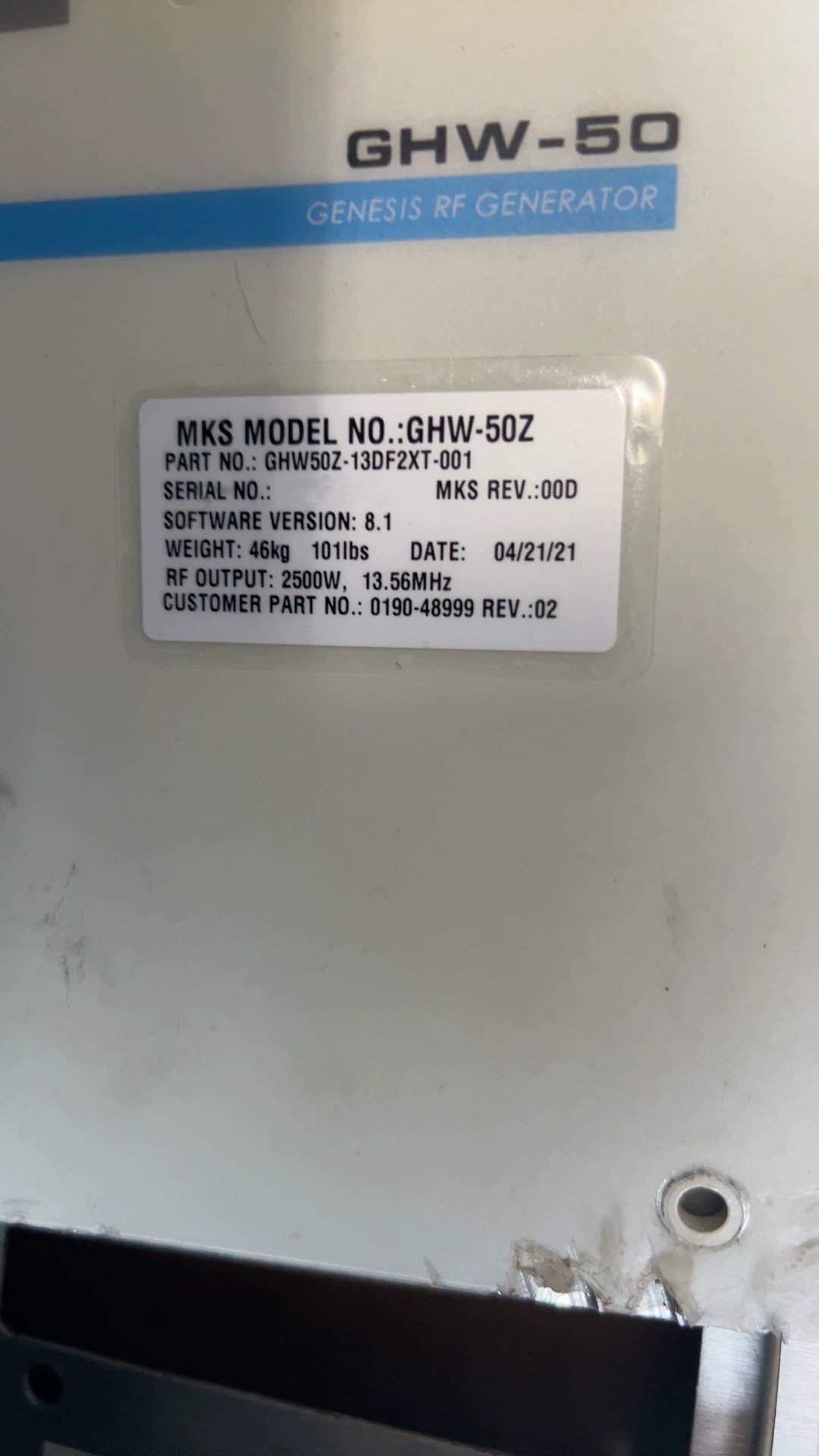 圖為 已使用的 ENI GHW-50Z 待售