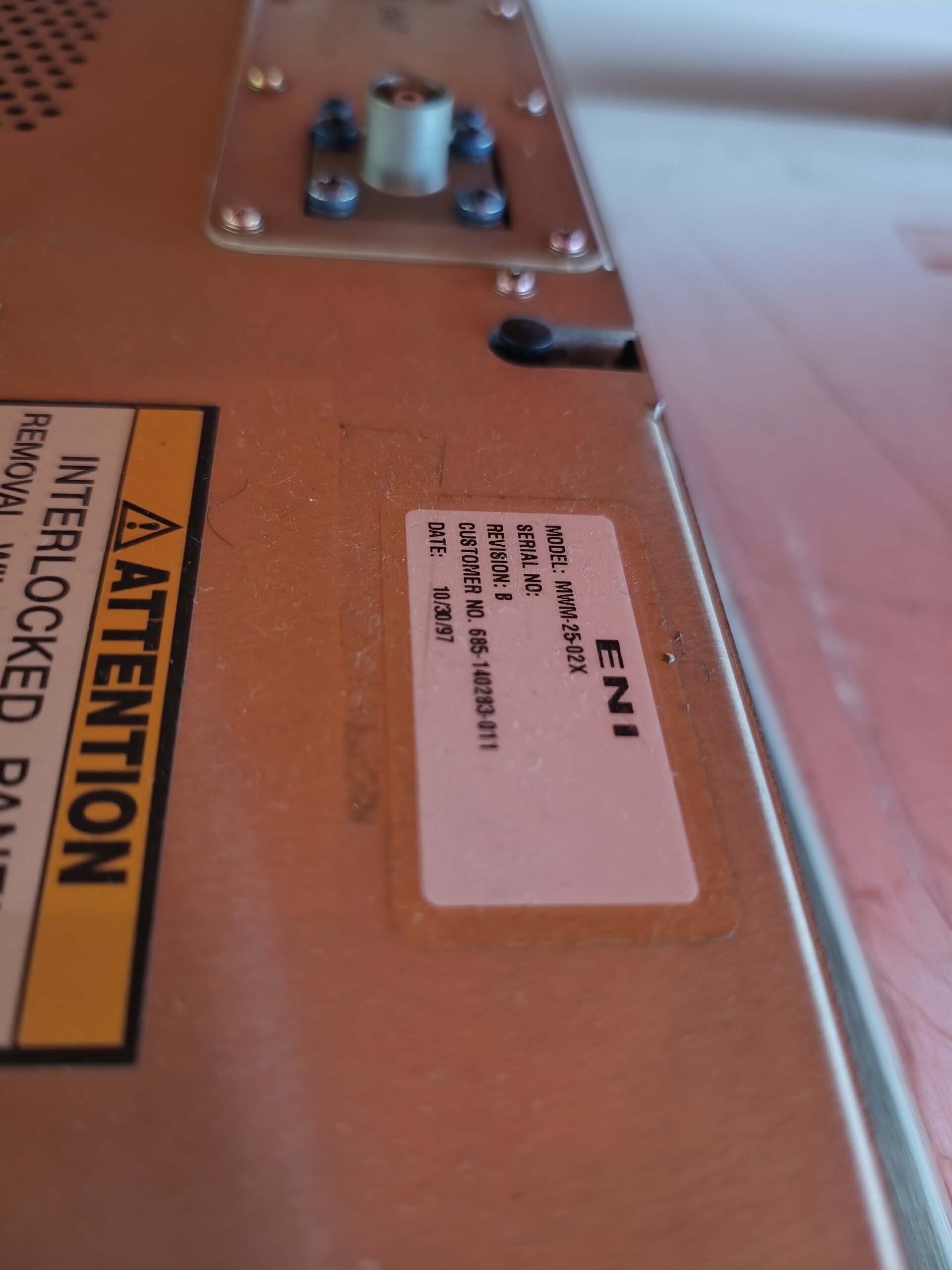 圖為 已使用的 ENI MWM-25-02X 待售