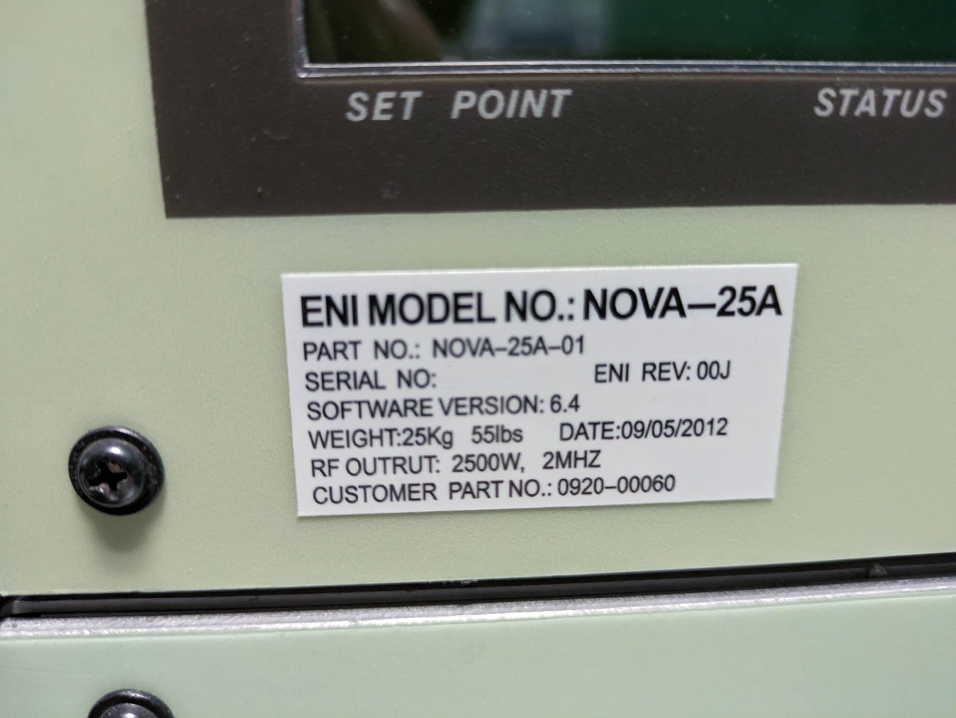 사진 사용됨 ENI NOVA-25A 판매용