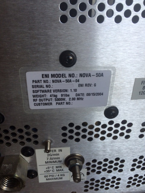 ENI NOVA-50A-04 Electronic Test Equipment used for sale price #9041185 ...