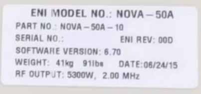 图为 已使用的 ENI NOVA 50A 待售