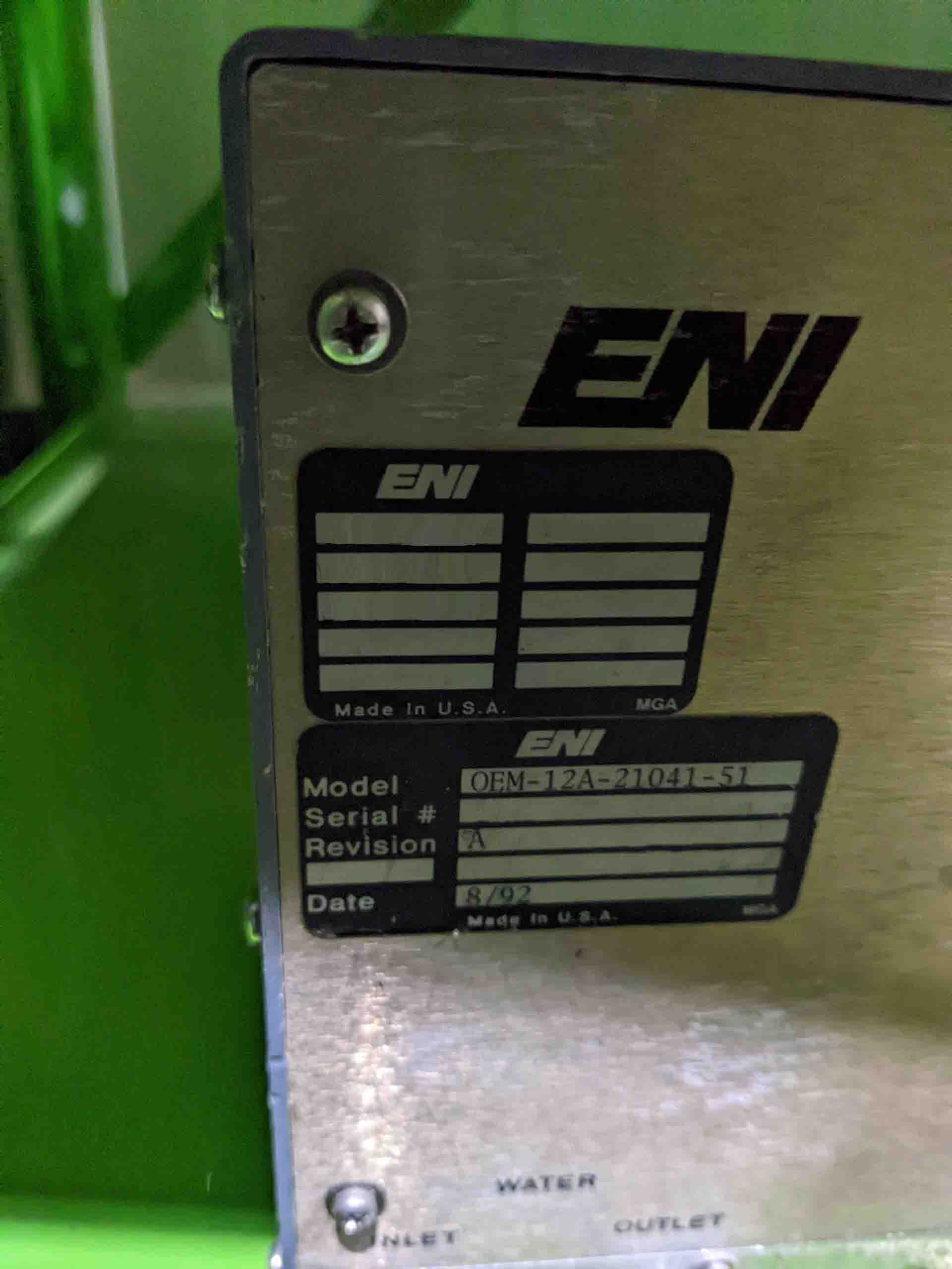 Foto Verwendet ENI OEM 12A-21041-51 Zum Verkauf