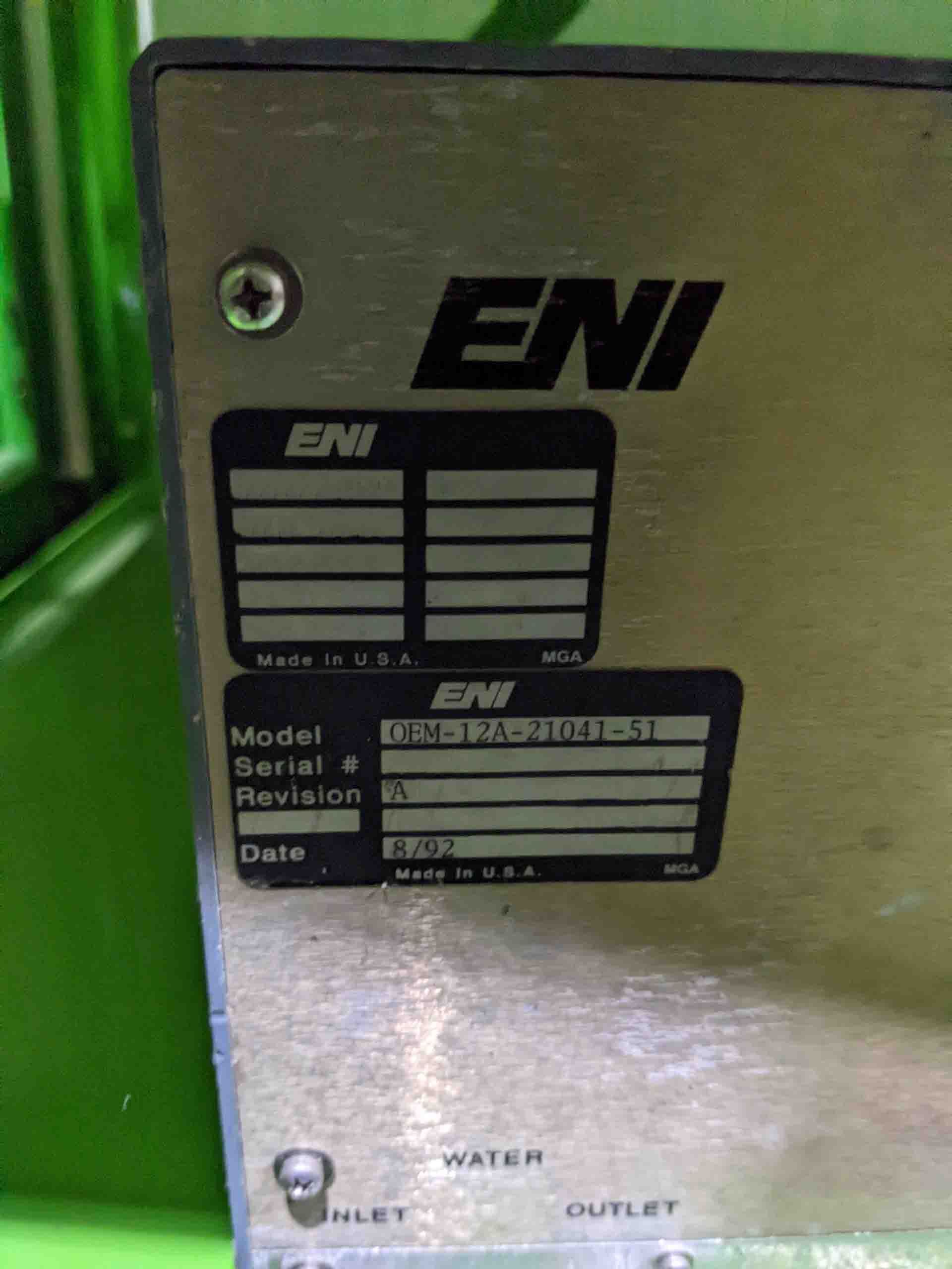 Foto Verwendet ENI OEM 12A-21041-51 Zum Verkauf