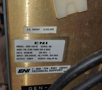 ENI OEM-12B-02 #9412138