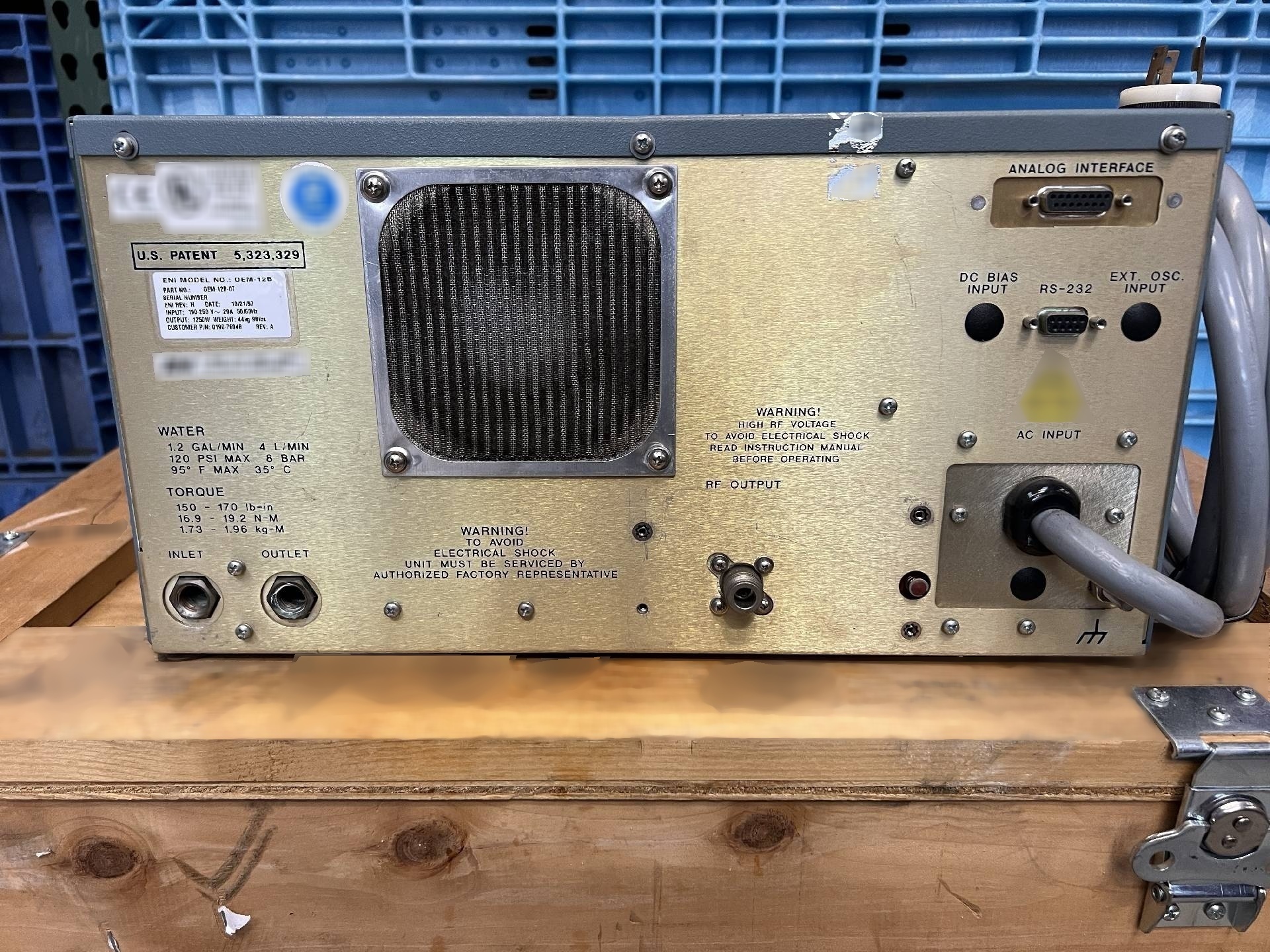 Foto Verwendet ENI OEM-12B-07 Zum Verkauf