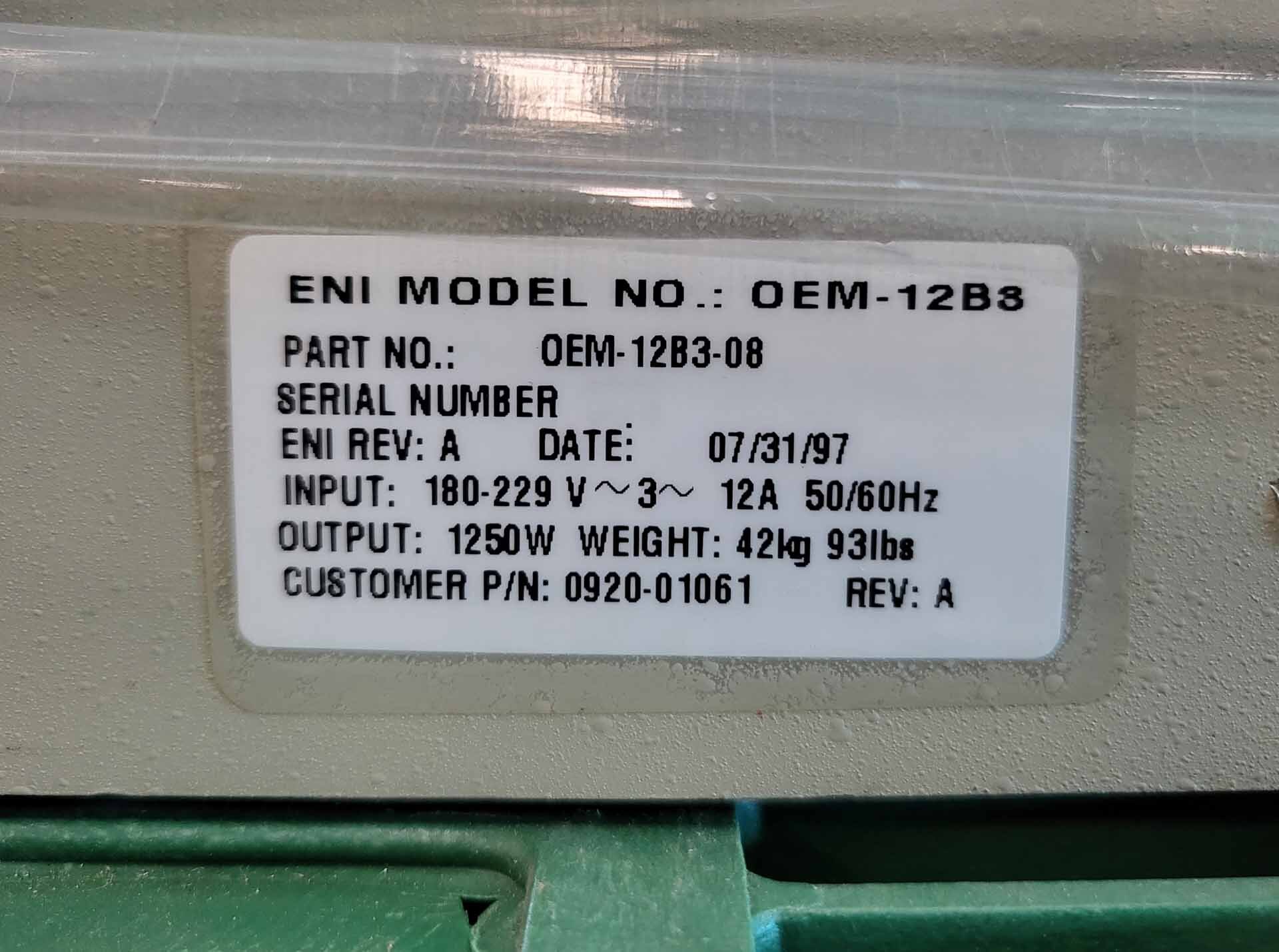 图为 已使用的 ENI OEM-12B3-08 待售