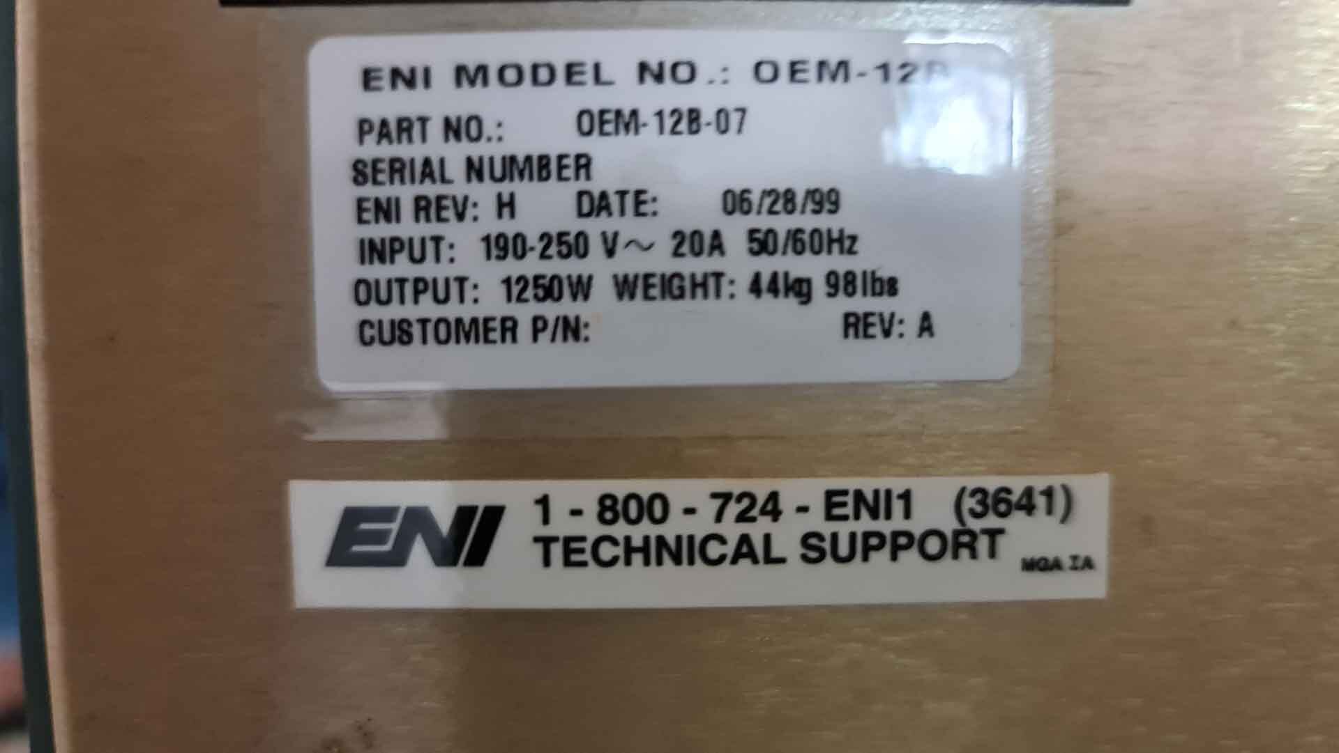 Photo Used ENI OEM 12B For Sale