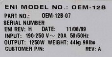 图为 已使用的 ENI OEM 12B 待售