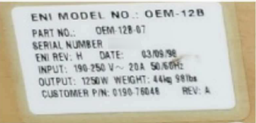 フォト（写真） 使用される ENI OEM 12B 販売のために