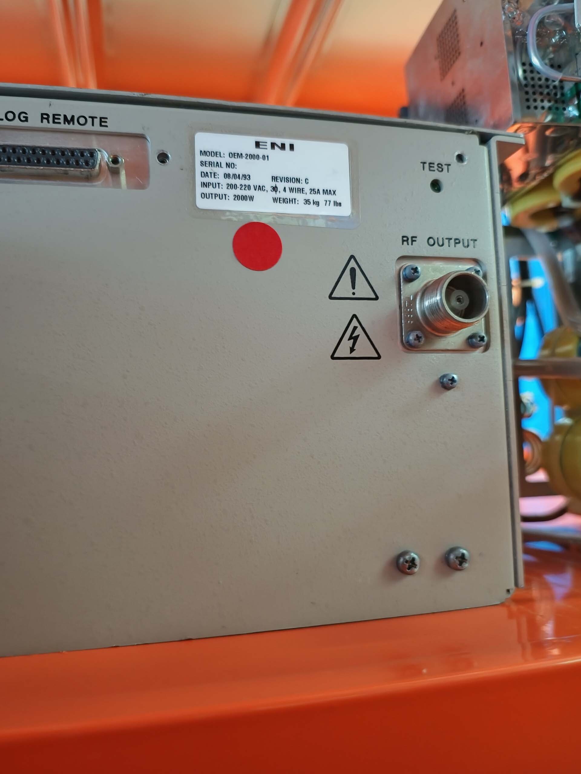 图为 已使用的 ENI OEM 2000-01 待售