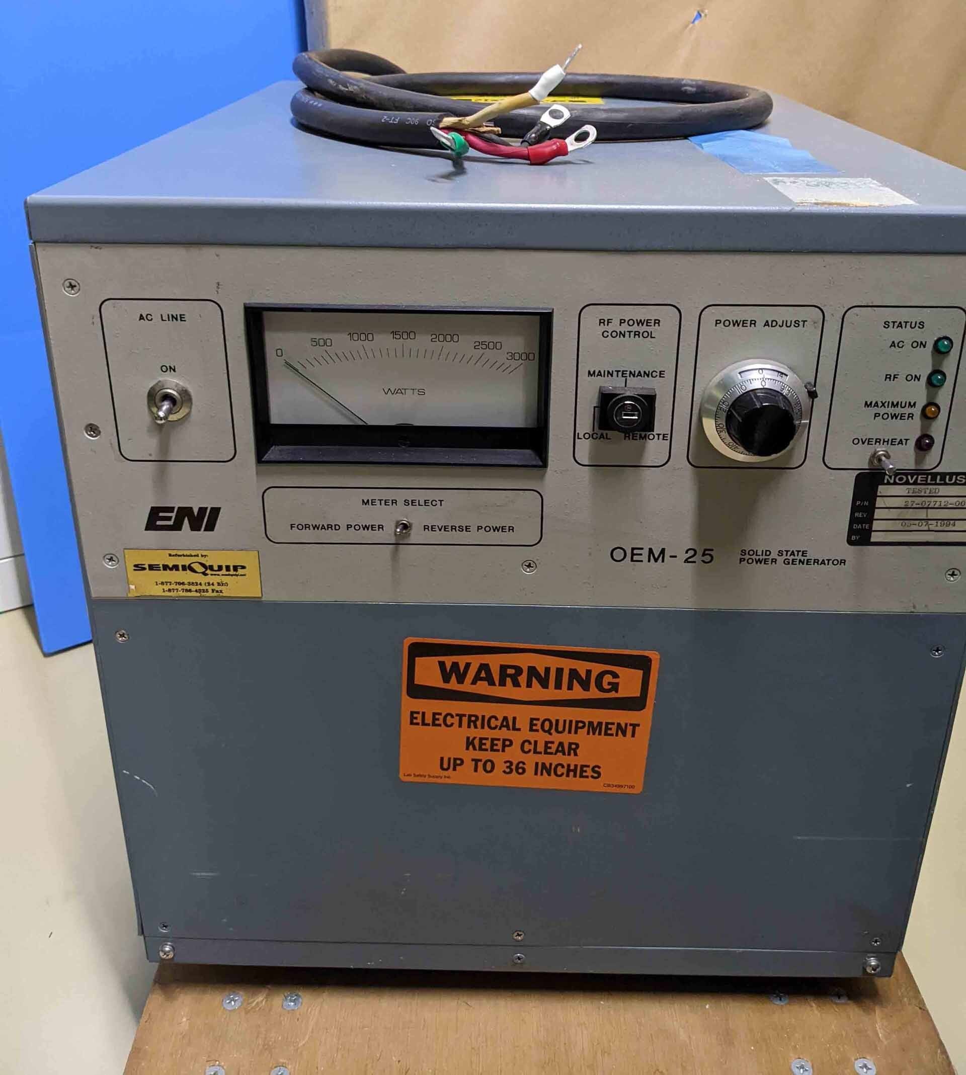 Photo Used ENI OEM-25A-015M For Sale