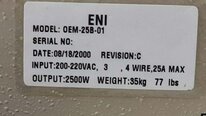 사진 사용됨 ENI OEM-25B-01 판매용