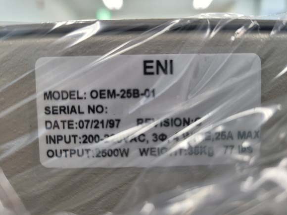 Photo Used ENI OEM-25B-01 For Sale