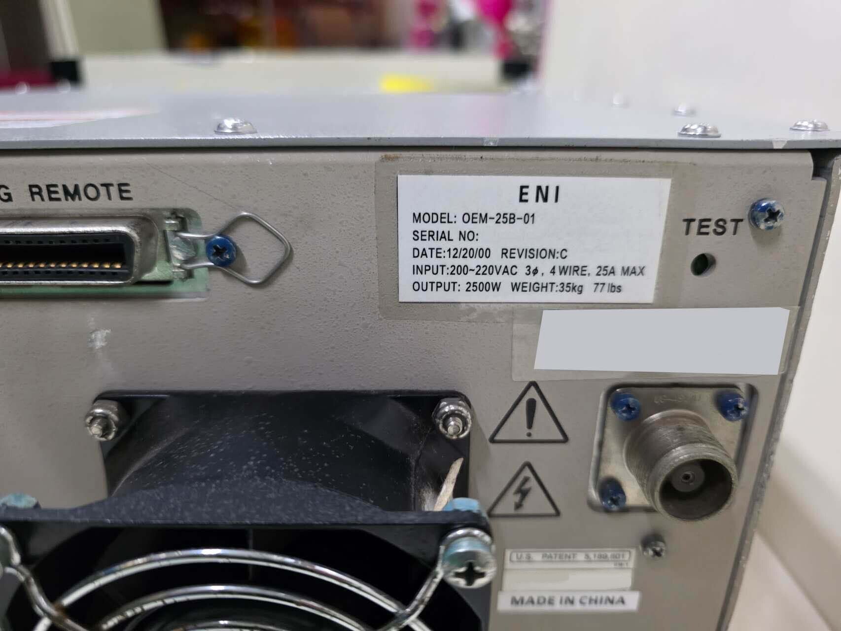 圖為 已使用的 ENI OEM-25B-01 待售