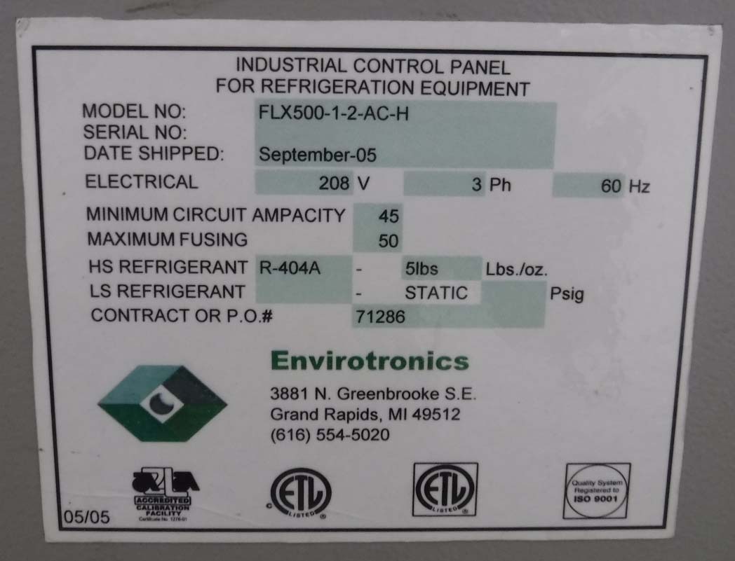 圖為 已使用的 ENVIROTRONICS FLX500 待售