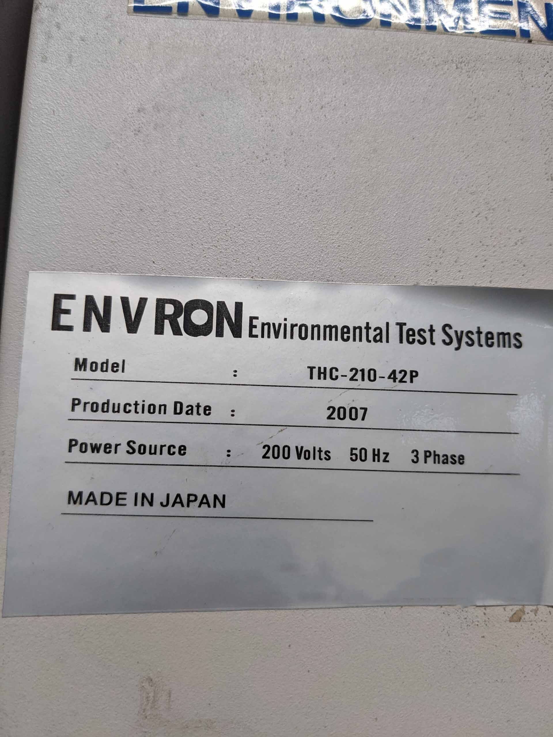 图为 已使用的 ENVRON THC-210-42P 待售