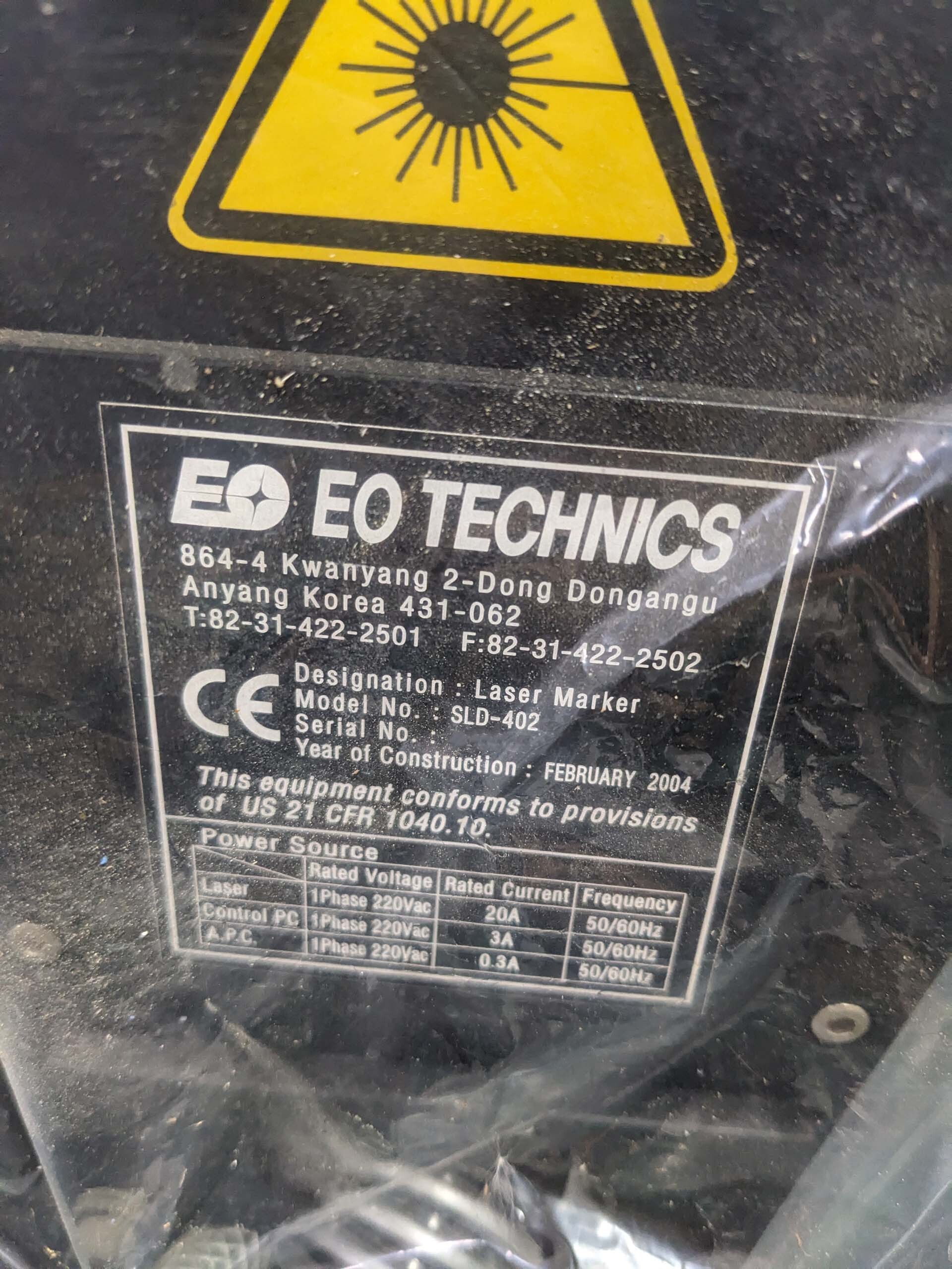 Foto Verwendet EO TECHNICS SLD-402G Zum Verkauf