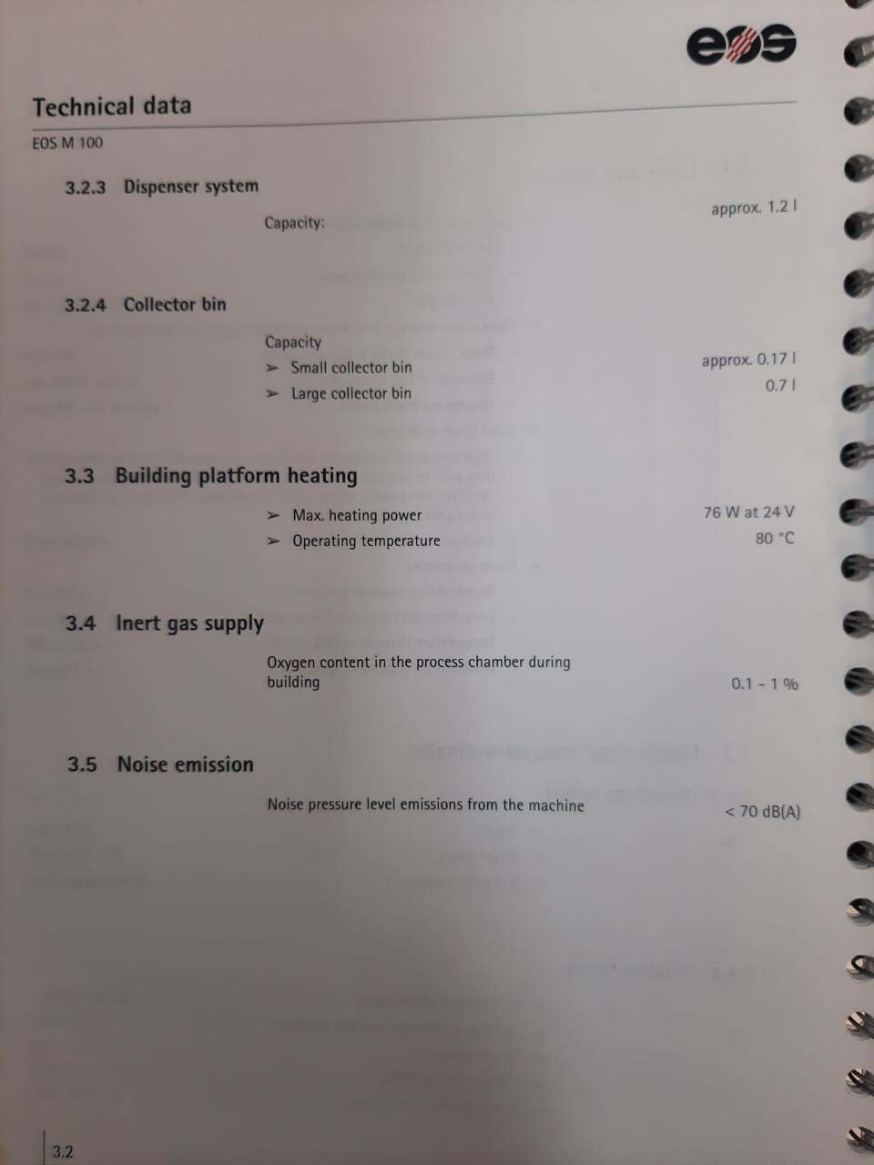 Photo Utilisé EOS EOSINT M100 À vendre