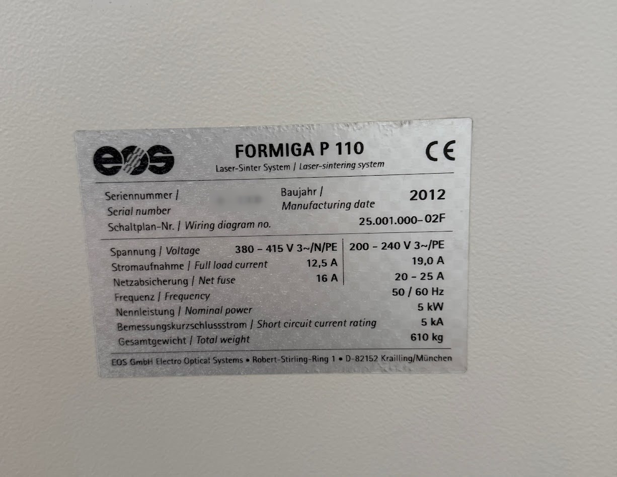 圖為 已使用的 EOS Formiga P110 待售