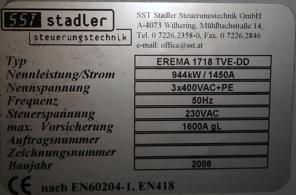 フォト（写真） 使用される EREMA 1718 TVE-DD-LF 販売のために