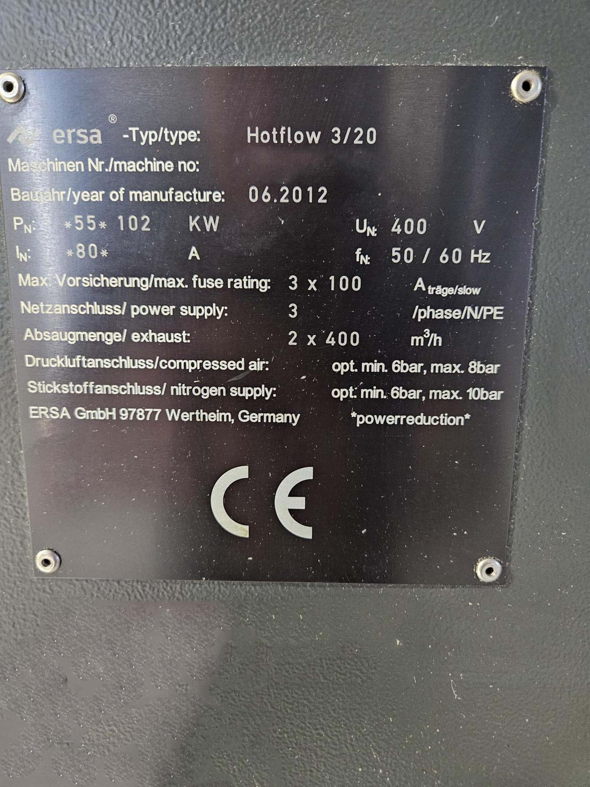 Photo Used ERSA Hotflow 3/20 For Sale